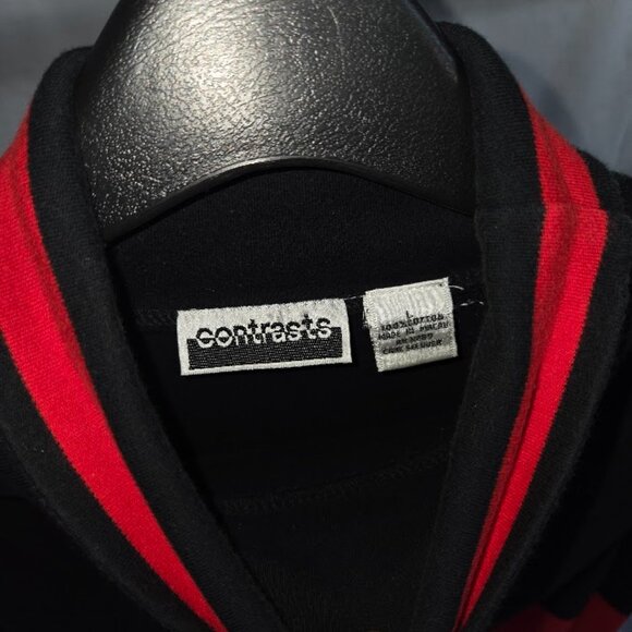 Contrasts size L red and black color block jacket - Picture 2 of 3